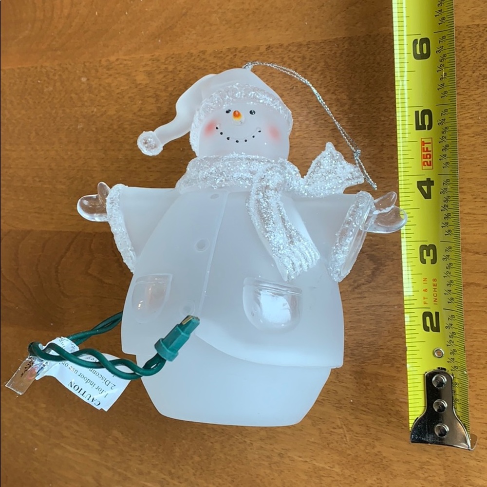 7-piece assorted snowman ornaments - Picture 3 of 9
